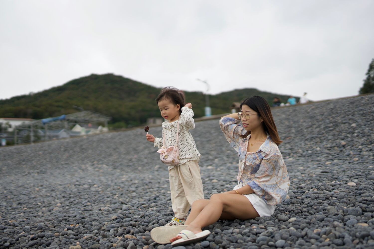 在朱家尖捡一片海